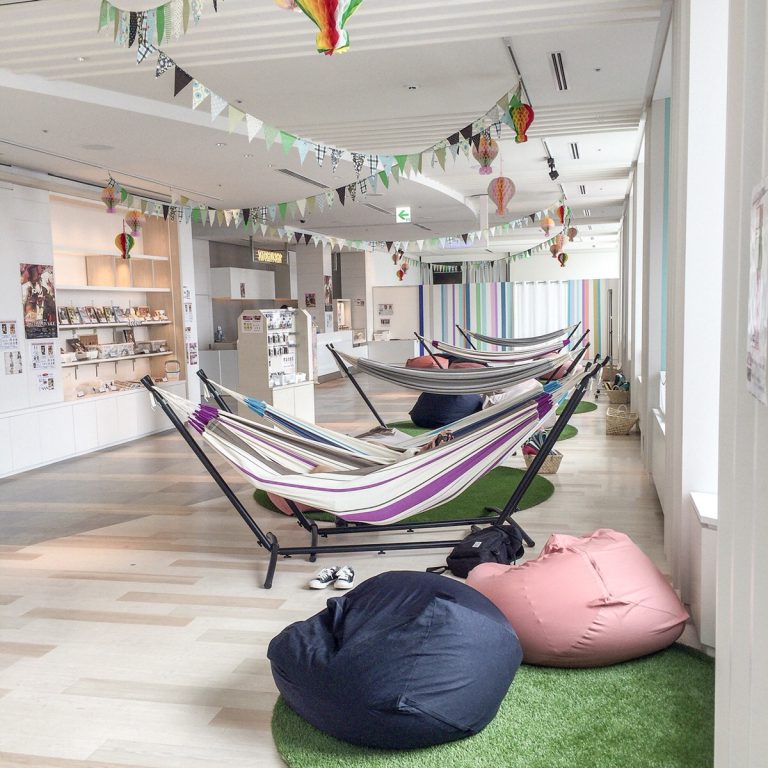 雲の上でハンモック!?